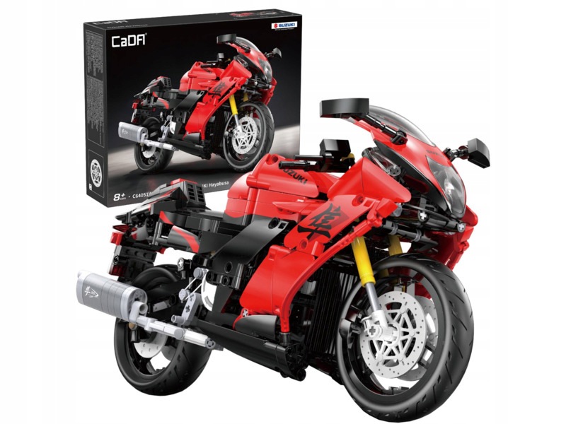 Klocki Cada Zestaw Motor Suzuki Hayabusa 1:6 Motocykl Pojazd 1043 Elem.