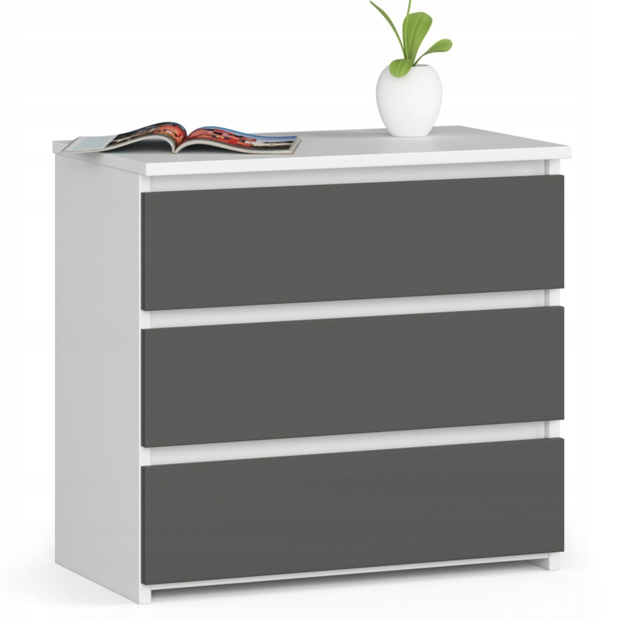 Noční stolek komoda cl3/modern styl grafit šedá 60 cm