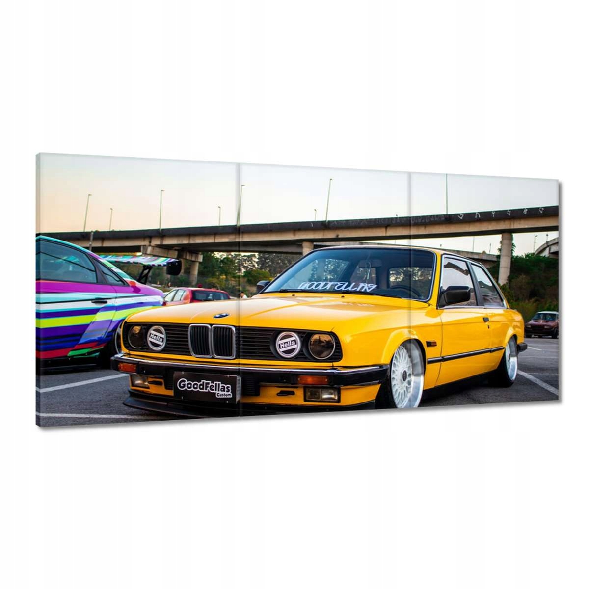 Obrazy 180x90 Žlté Bmw Trojka 3 Pôda