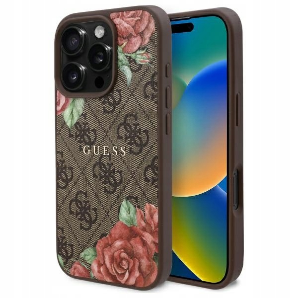 Guess GUHMP16XP4ROPEMCW iPhone 16 Pro Max 6.9" hnědý/brown hardcase 4