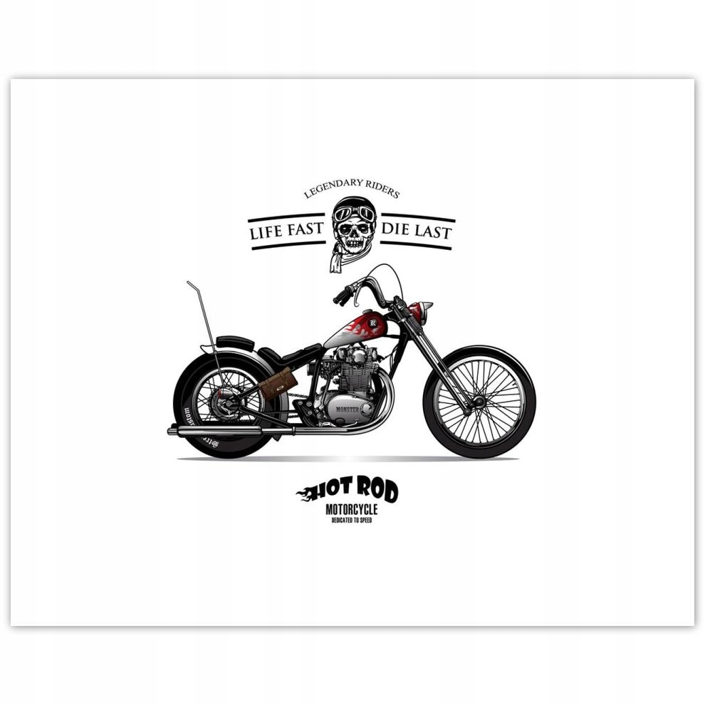 

Plakat 50x40 Motocykl Zabytek Vintage