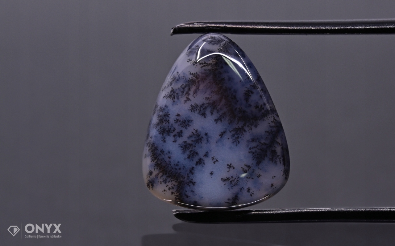 Dendritový achát z Kazachstánu nepravidelná destička