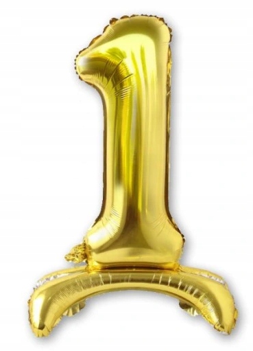 

Balon cyfra złota stojąca 1 - 75 cm