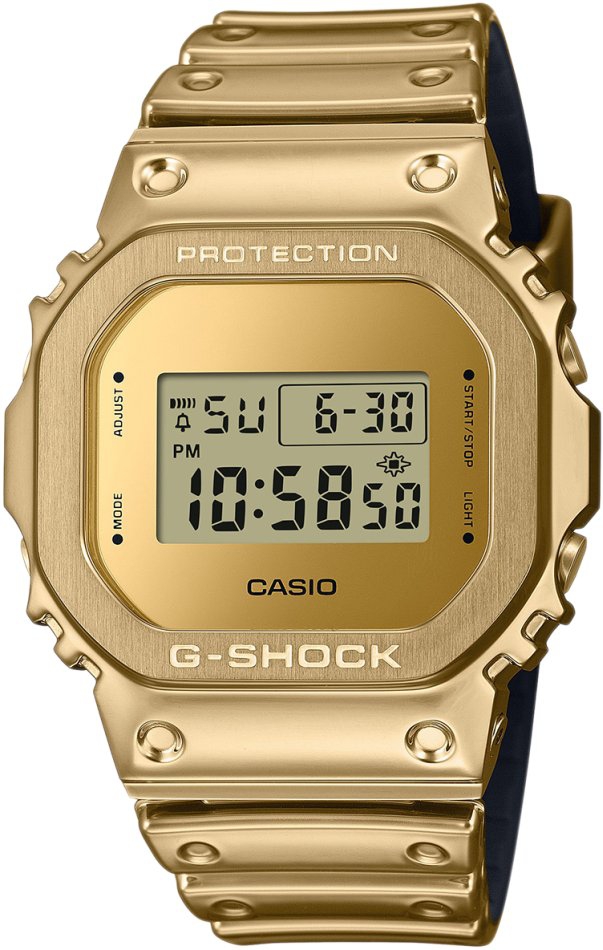 Hodinky pánské G-shock GM-5600YMG-9ER zlaté sportovní vodotěsné