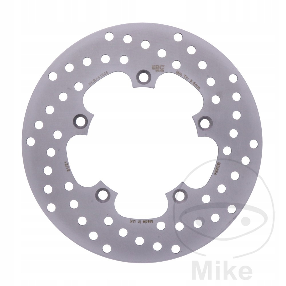 Zadný brzdový kotúč Ebc MD664