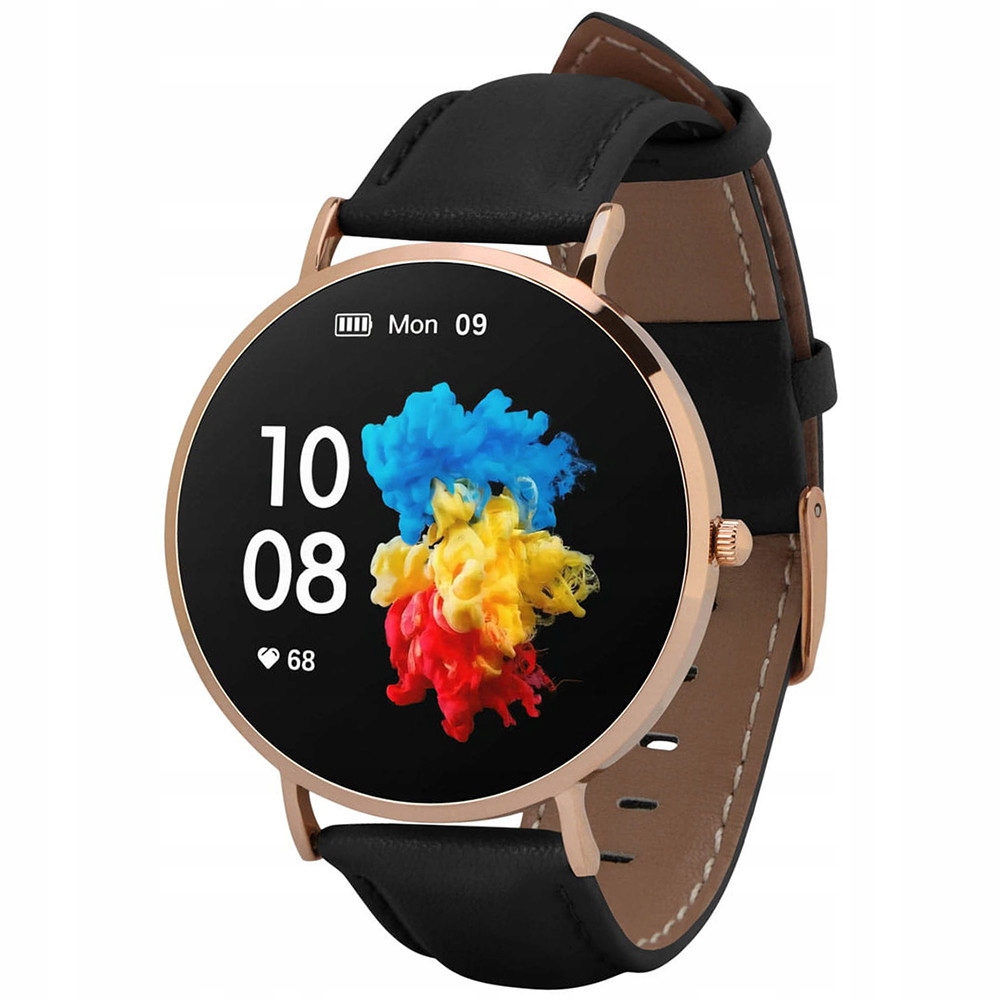 Zegarek Smartwatch Damski Garett 5904238485477 czarny