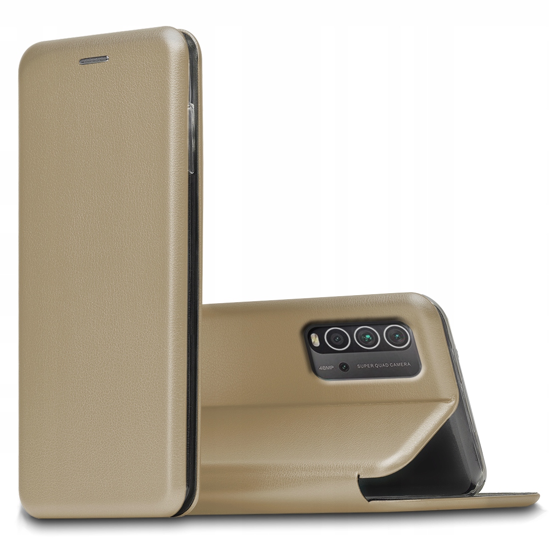 

Etui Skórzane do Xiaomi Redmi 9T Case Szkło 9H