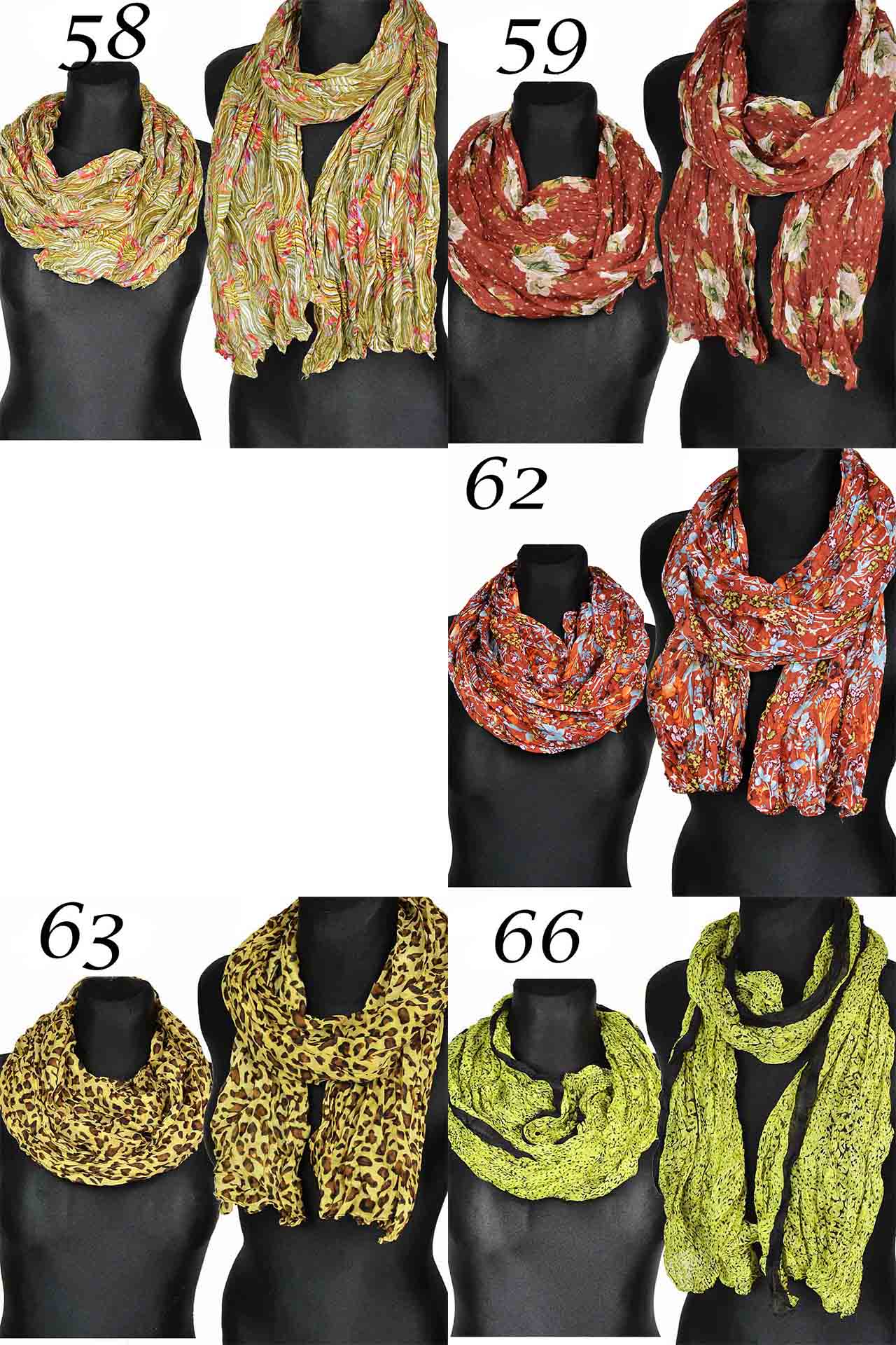 SZAL Modny SZALIK MARSZCZONY Chusta Elegancki Materiał dominujący inny