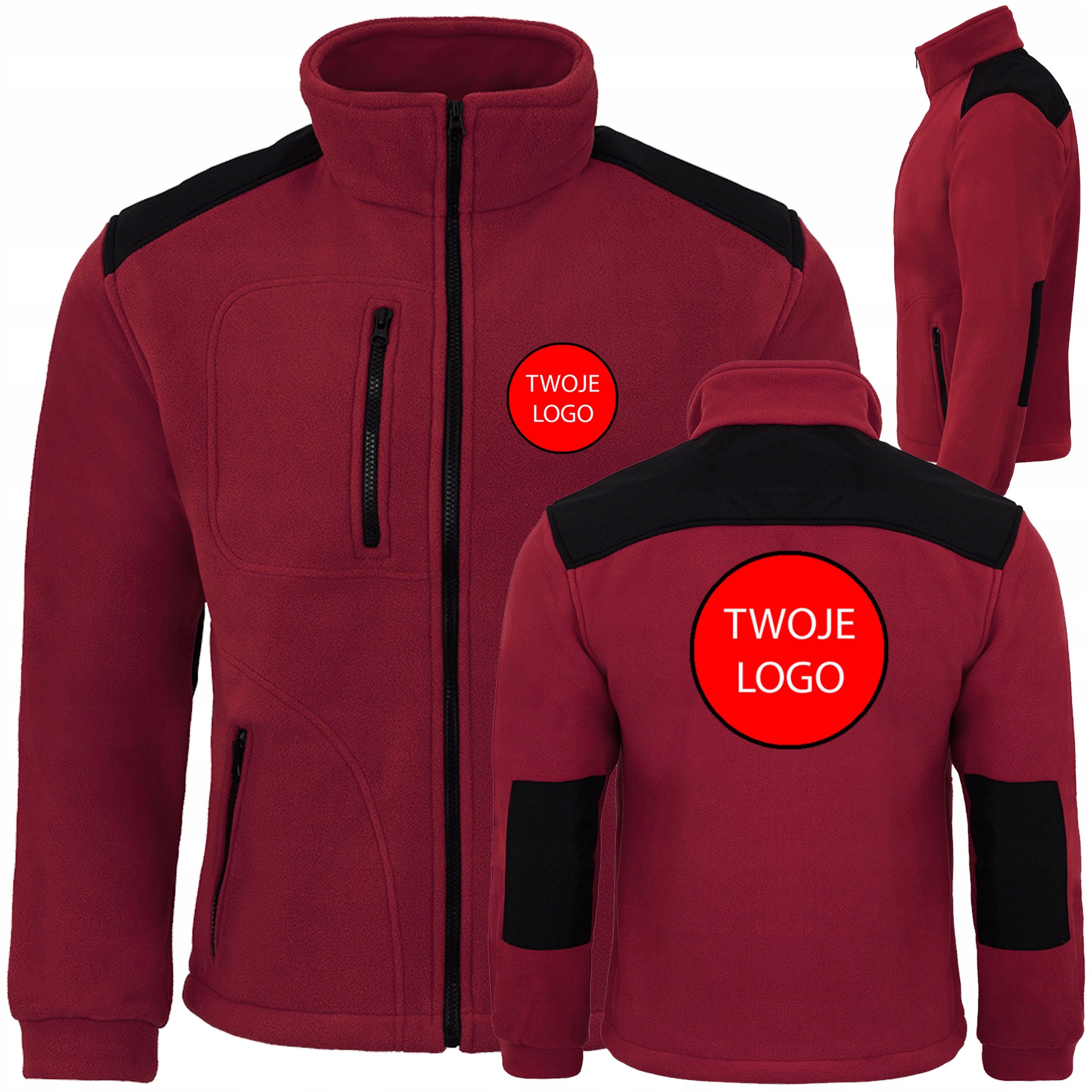 

Polar Męski Z Własnym Nadrukiem Haftem Bluza Logo