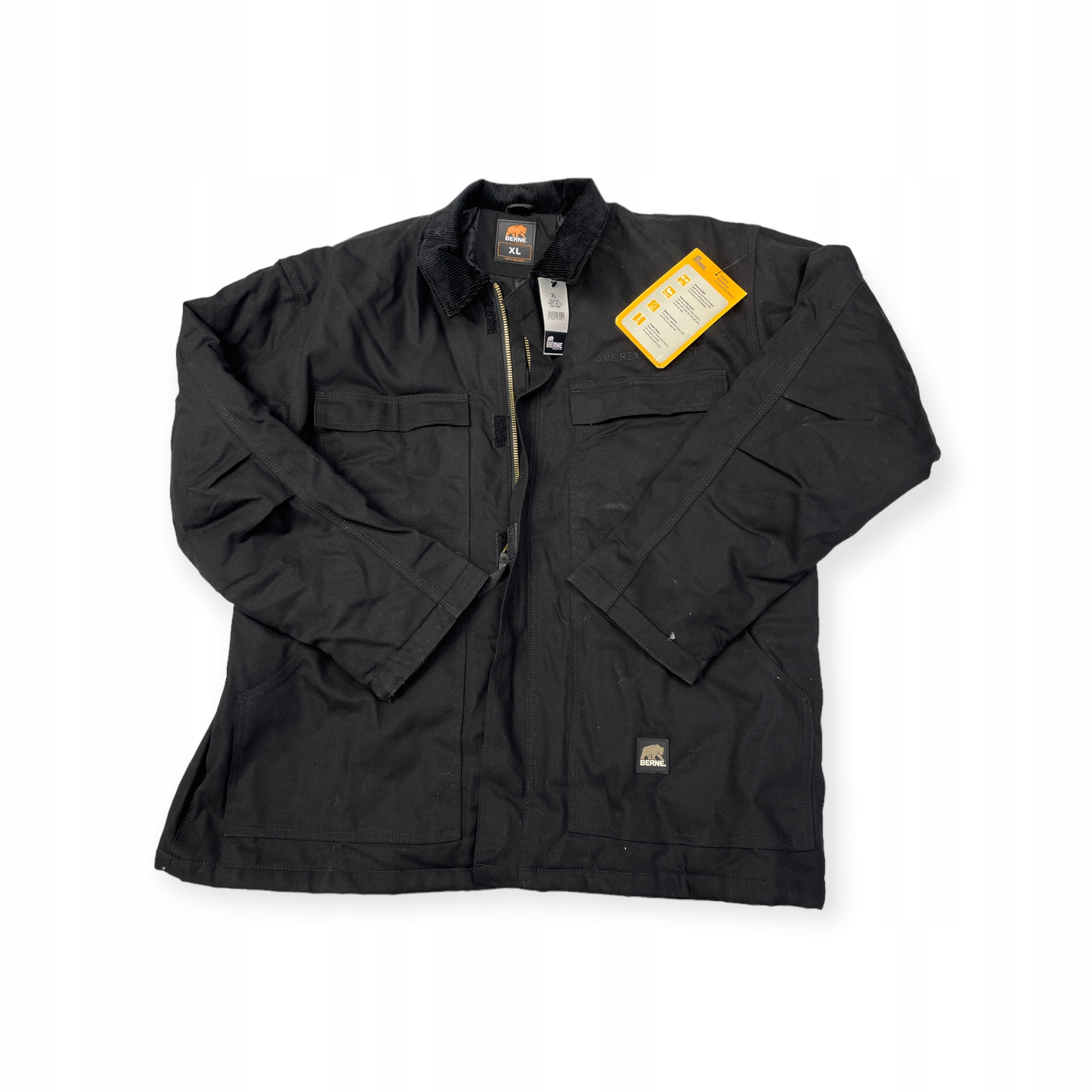 Černá přechodová pánská bunda Berne XL