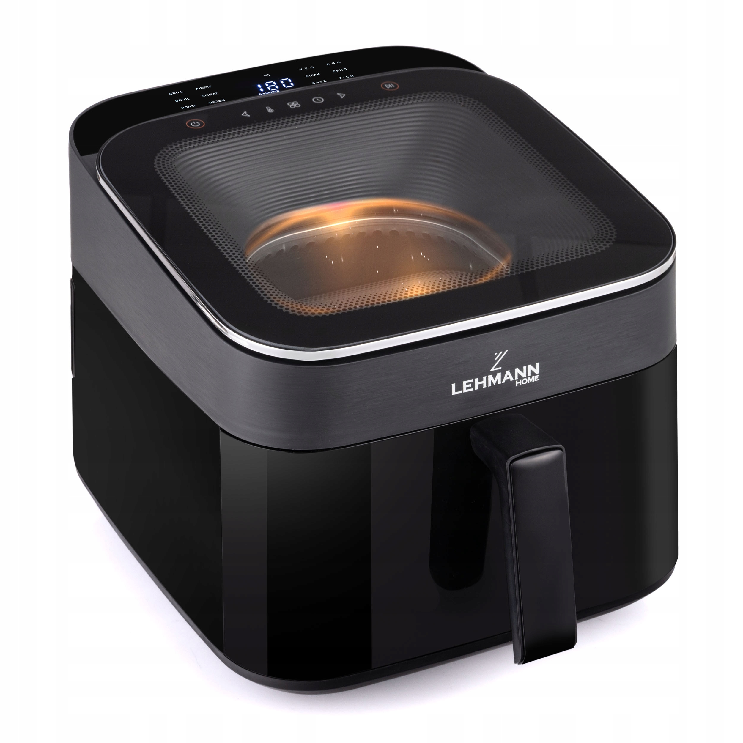 Beztuková Fritéza Air Fryer S Okienkom, Nepriľnavé Podsvietenie