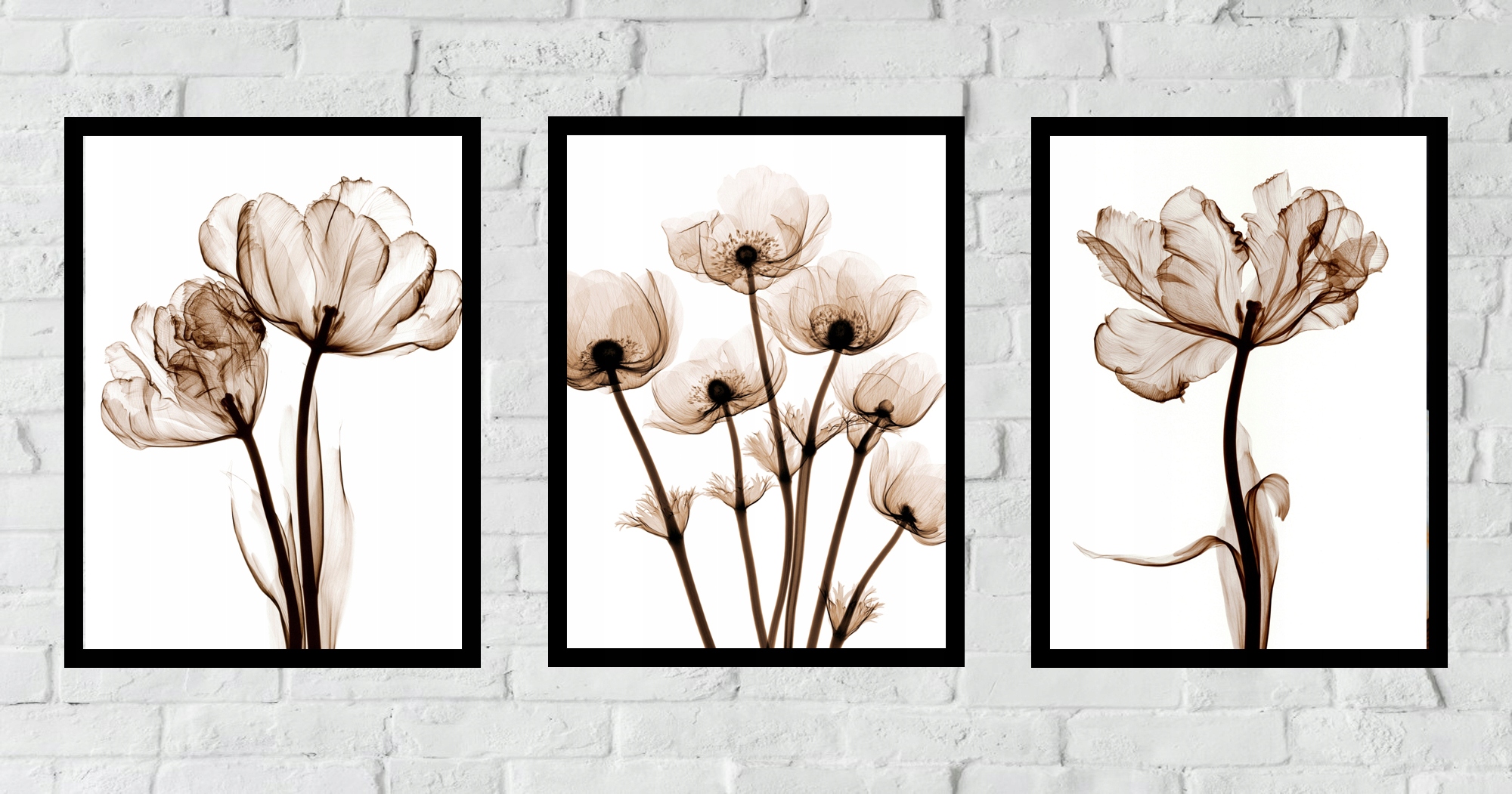 30x40 A3 OBRAZY W RAMIE PLAKATY RAMKA KWIATY BOHO Marka inna