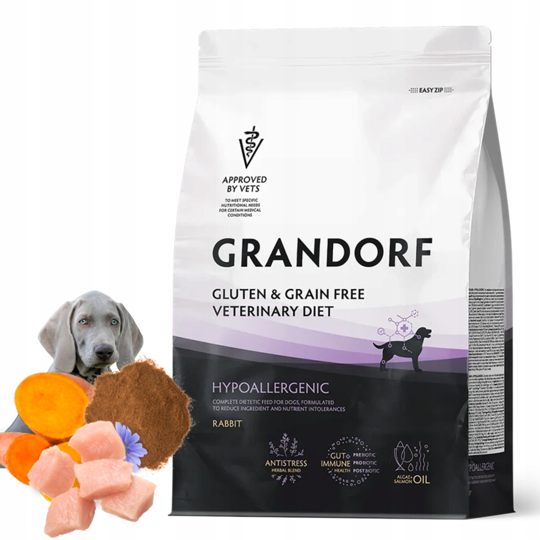 Grandorf Veterinary Diet Dog Hypoallergenic Rabbit Alergie Pokarmowe 3kg