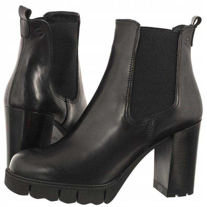 Boty Tamaris černé 1-25457, černé