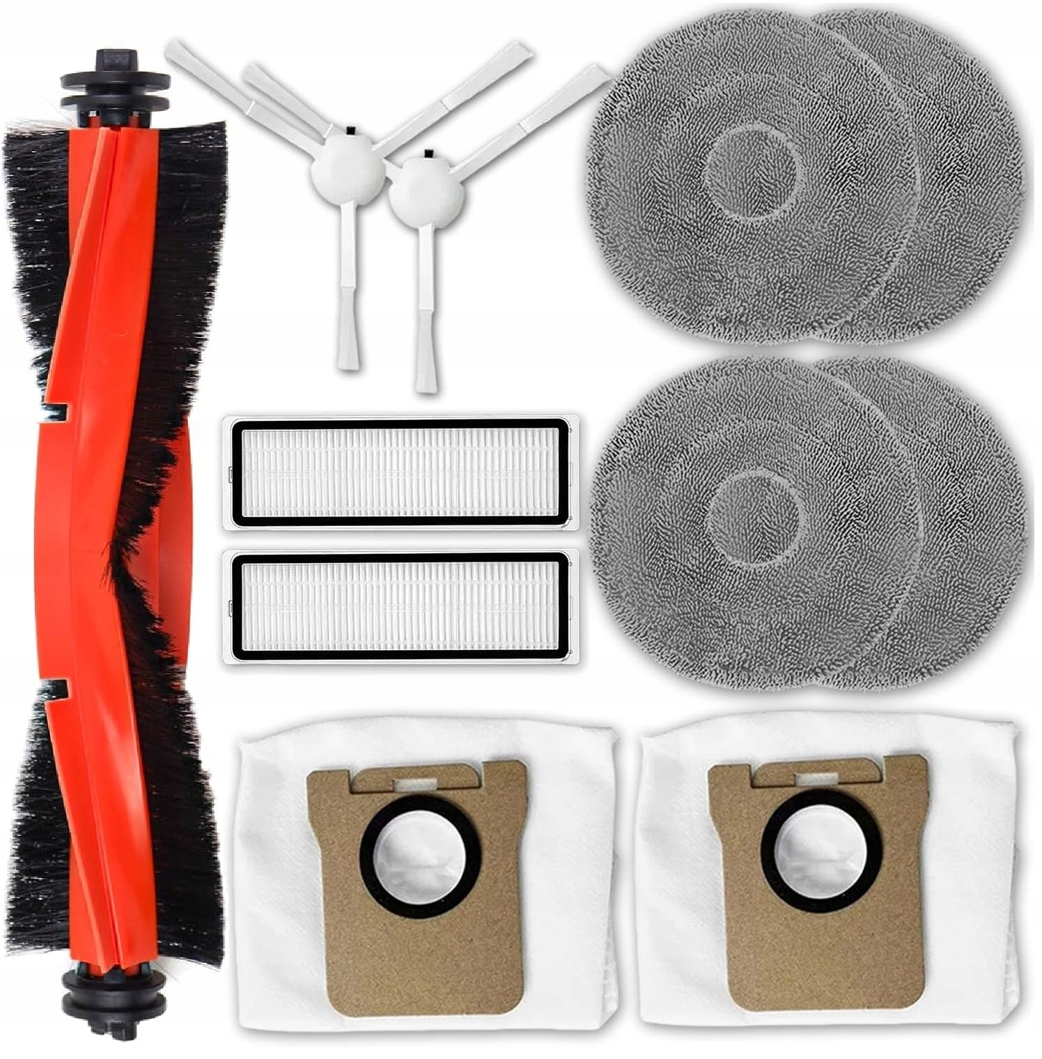 Sada Filtrů, Kartáčů, Mopů A Sáčků Pro Xiaomi Robot Vacuum X10+ X20+ Plus Pro