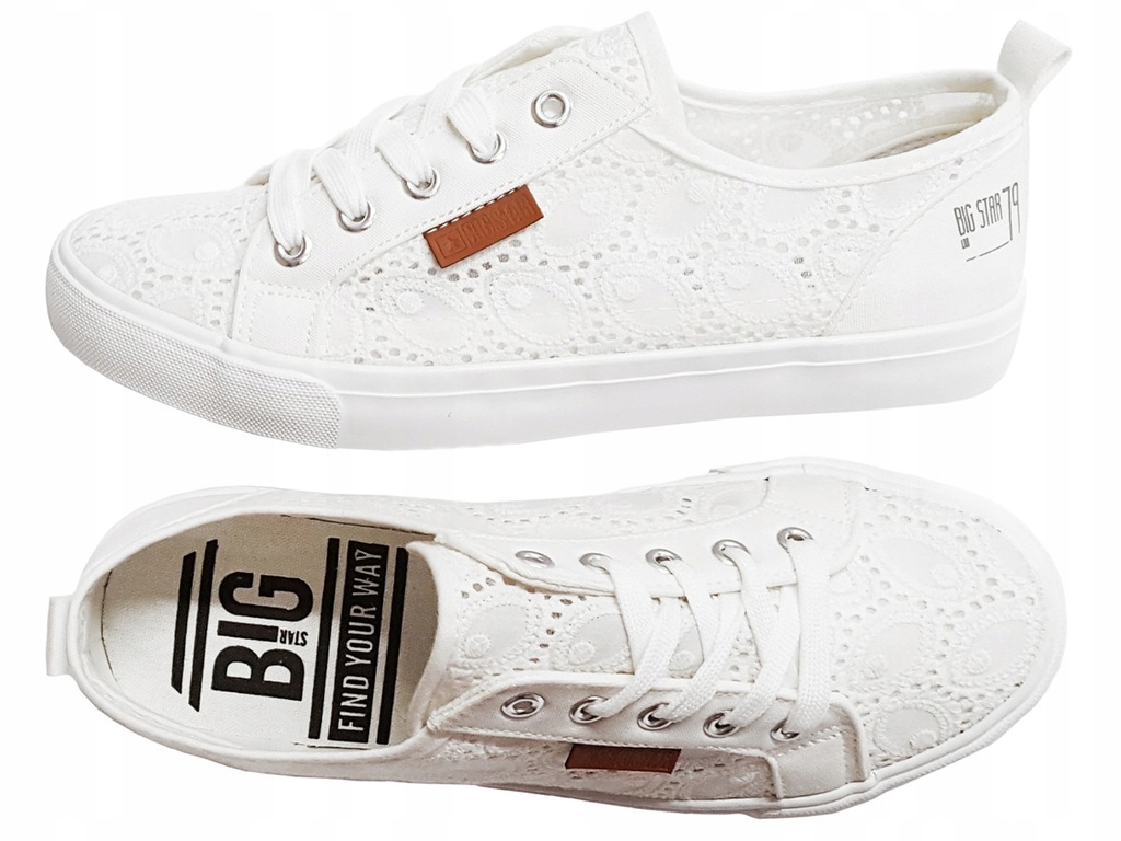 

Trampki Big Star damskie białe W274925 38