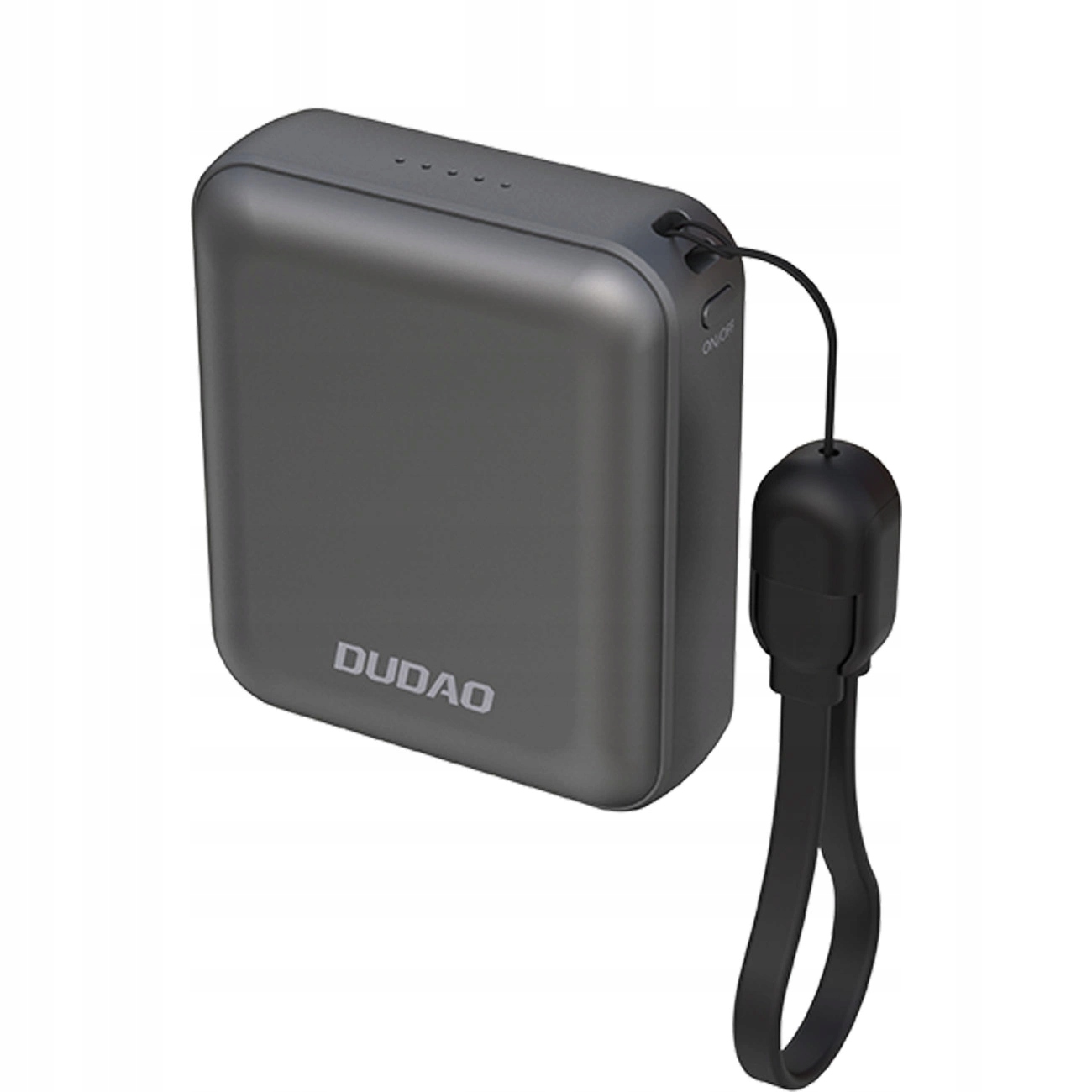 Powerbank Dudao K22+ 10000mAh 22.5W Usb-c z zawieszką kablem szary