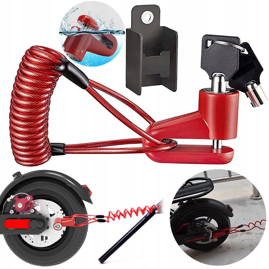 

Zapięcie Roweru Hulajnogi Blokada Tarczy Disc Lock