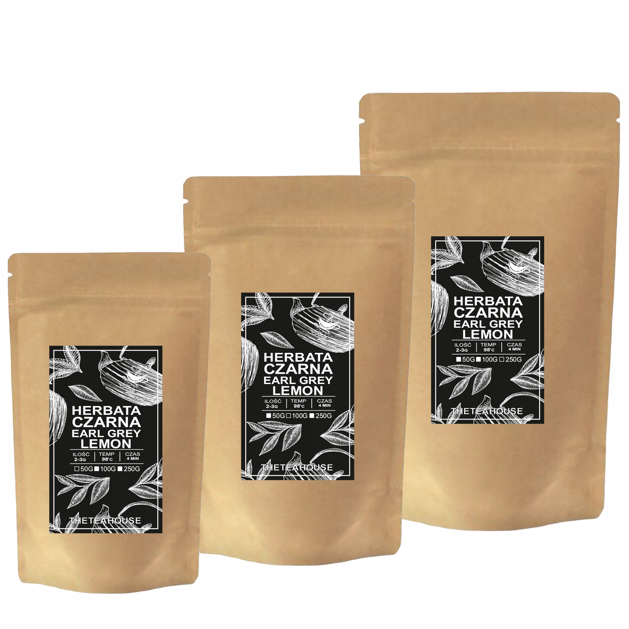 HERBATA CZARNA EARL GREY LEMON CYTRYNA PYSZNA 100G Nazwa handlowa Earl Grey Lemon