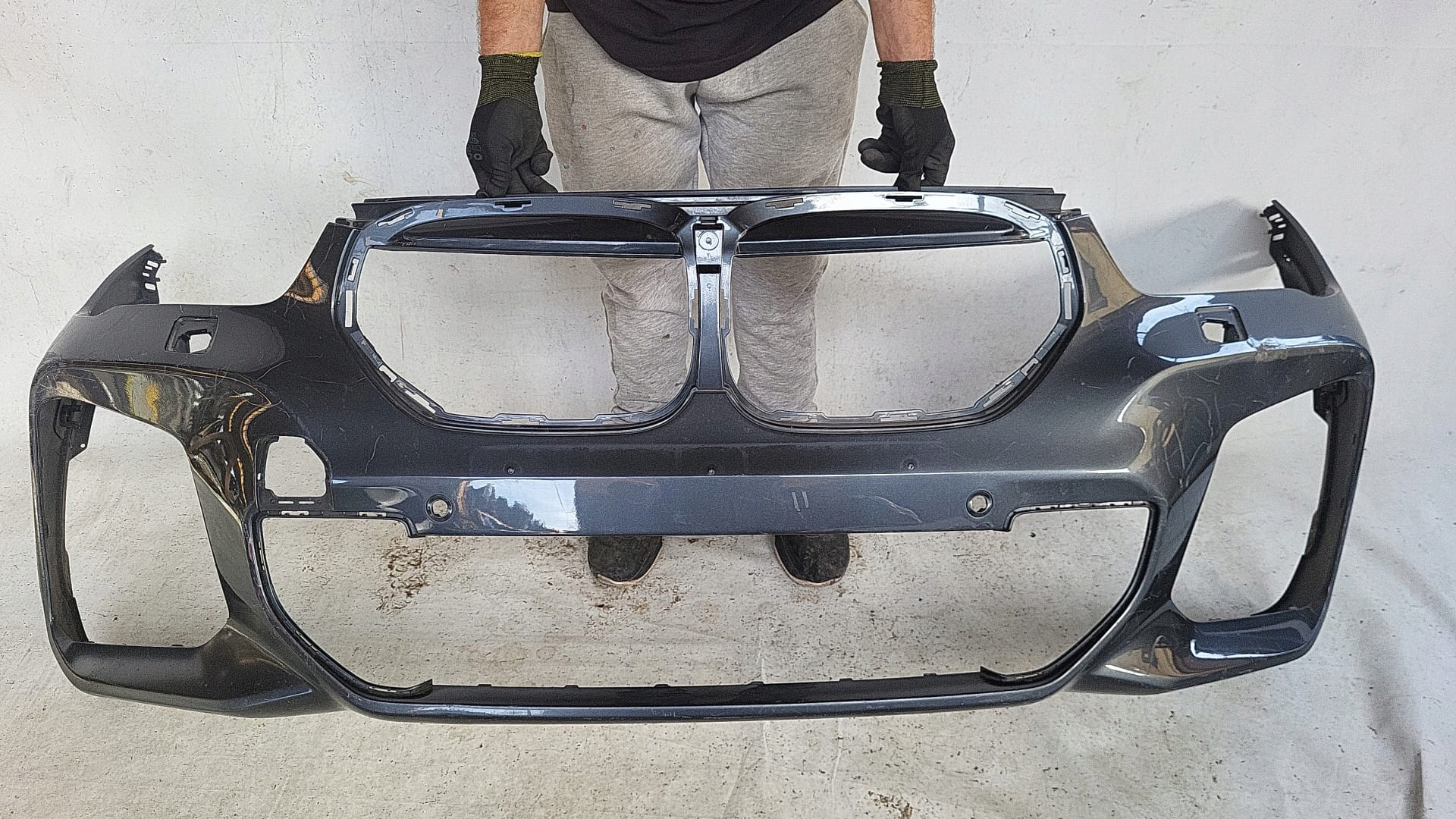 BMW X1 F48 LIFT m-packet 19- bumper front SPR PDC