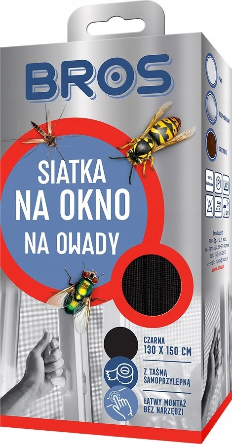 

Siatka Moskitiera Na Komary Muchy Na Okno 130X150
