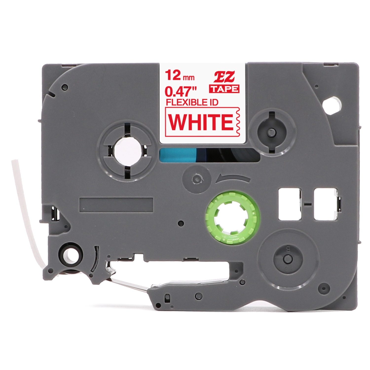 TAŚMA DO BROTHER TZe-FX232 12MM Biały FLEXI