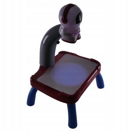 Projektor Rzutnik do Nauki Rysowania ze Slajdami Podświetlany Regulowany Wiek dziecka 3 lata +