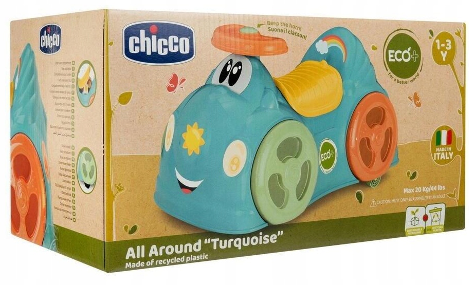 Jeździk All Around zielony Eco+