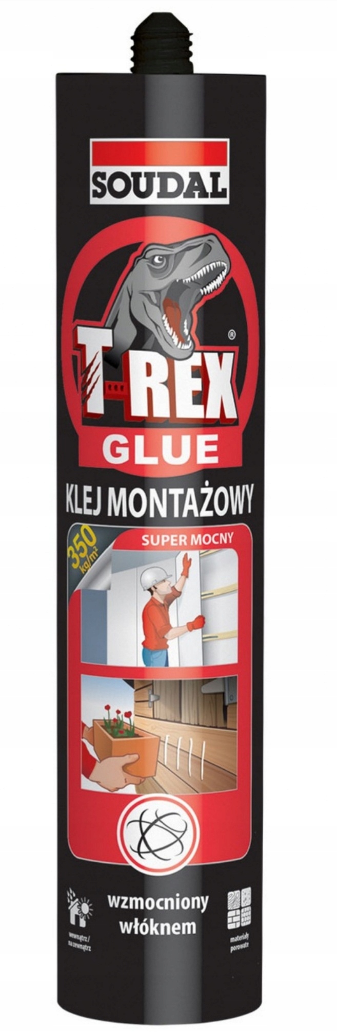 

Soudal Klej Montażowy T-rex Mocny 380G Glue