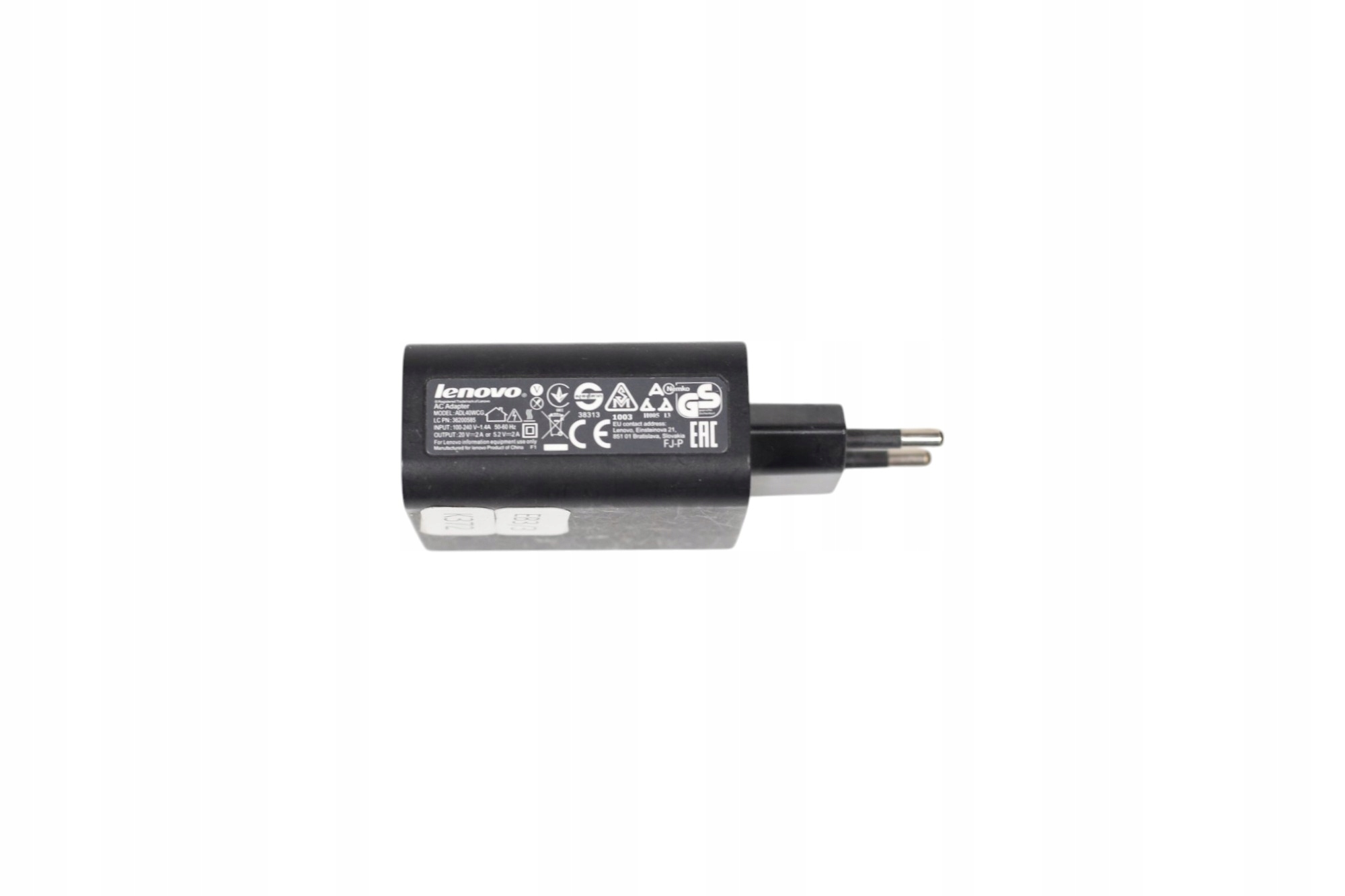 K372 LENOVO ADL40WCG 20V 2A USB-A CZARNY