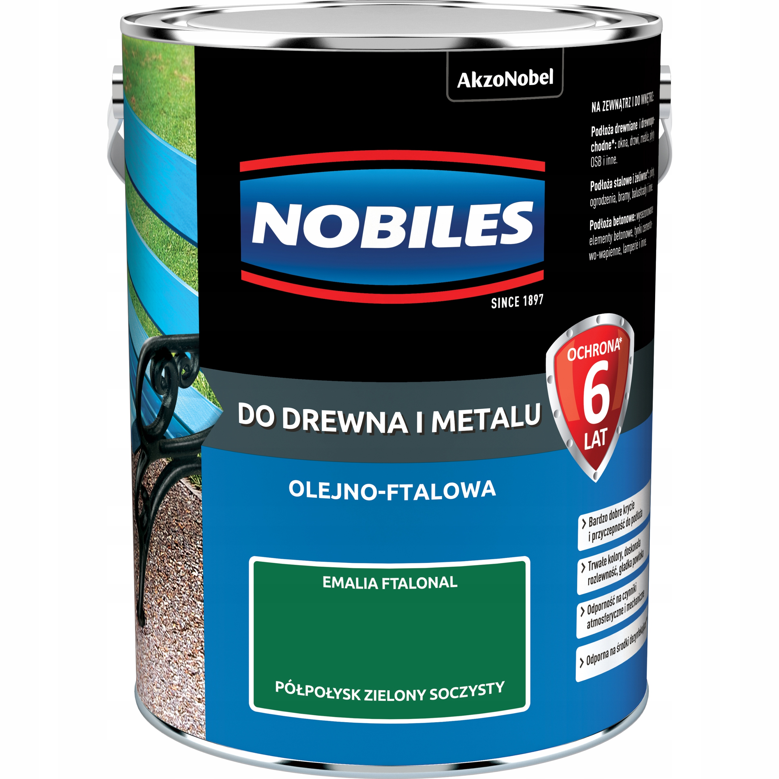 Ftalonal 5L Zelená Šťavnatá Pololesklá Nobiles