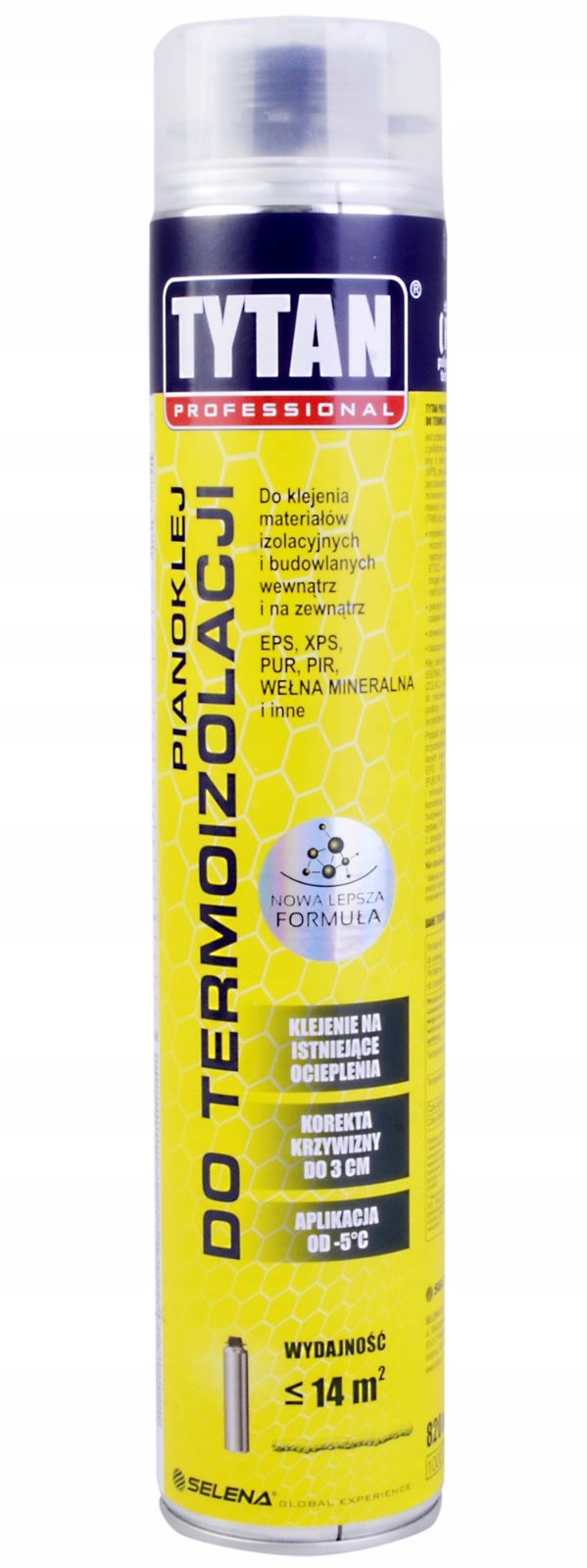 TYTAN PIANOKLEJ DO TERMOIZOLACJI 820ML
