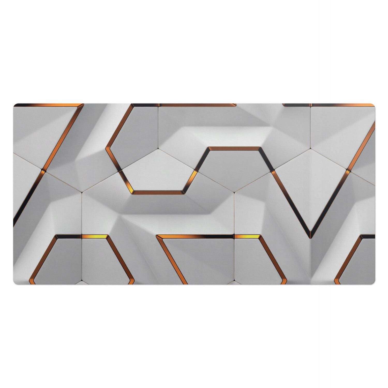 Podložka na psací stůl Vzor hexagonů v geometrickém provedení 100 x 50 cm