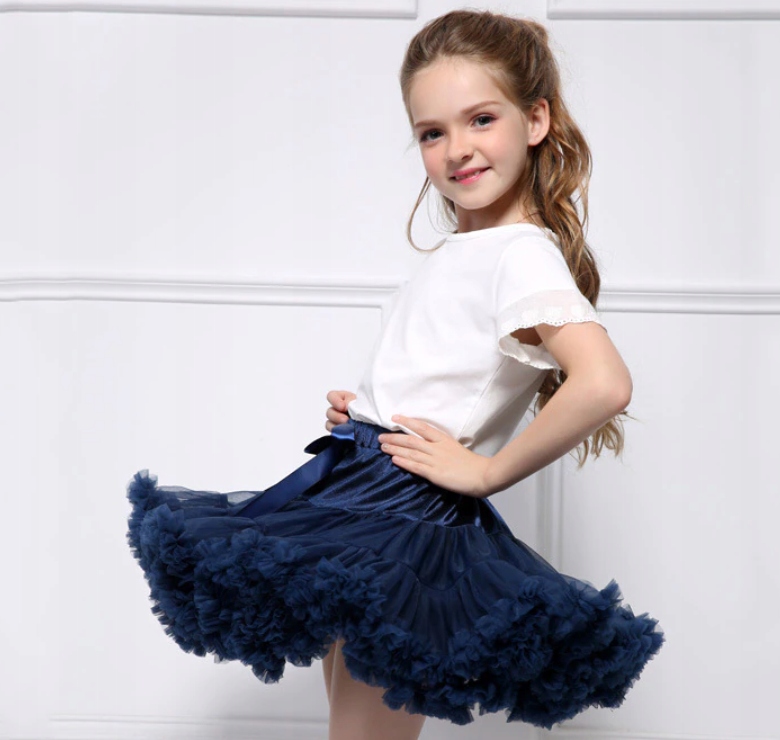 Tiulowa spódniczka TUTU PUSZYSTA Pudrowy róż Rozmiar 92