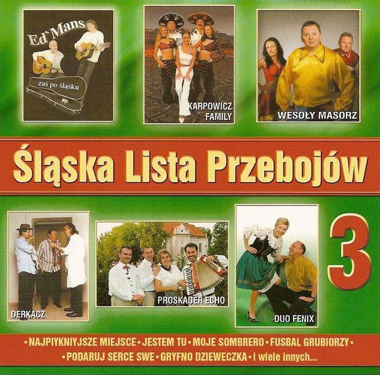 Śląska Lista Przebojów 3 CD Ślaskie Szlagiery