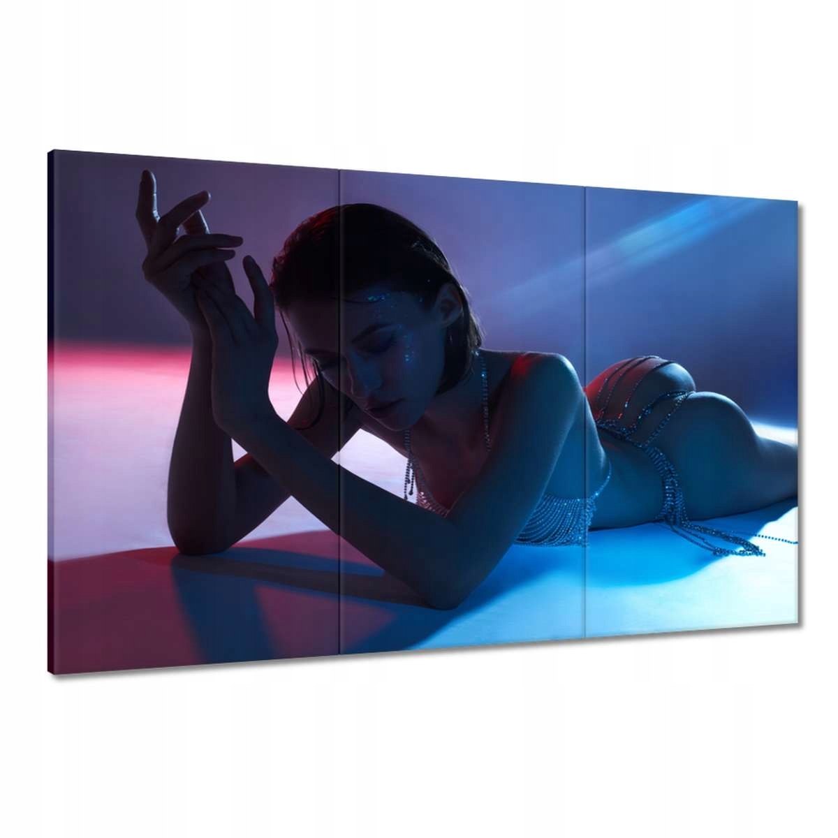 Obrazy 120x80 Dívka s diamanty