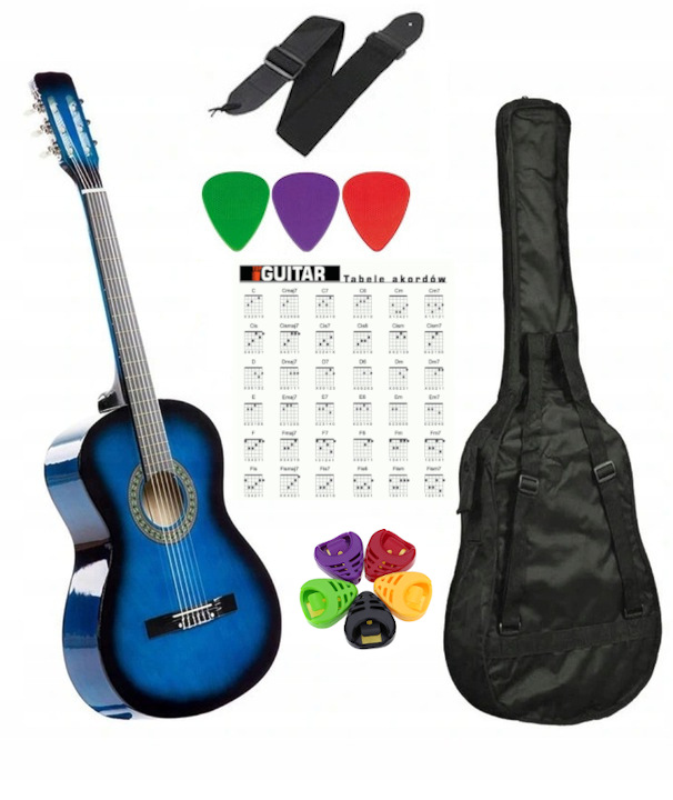 

Gitara Klasyczna 4/4 Castelo Bl 4 Akcesoria