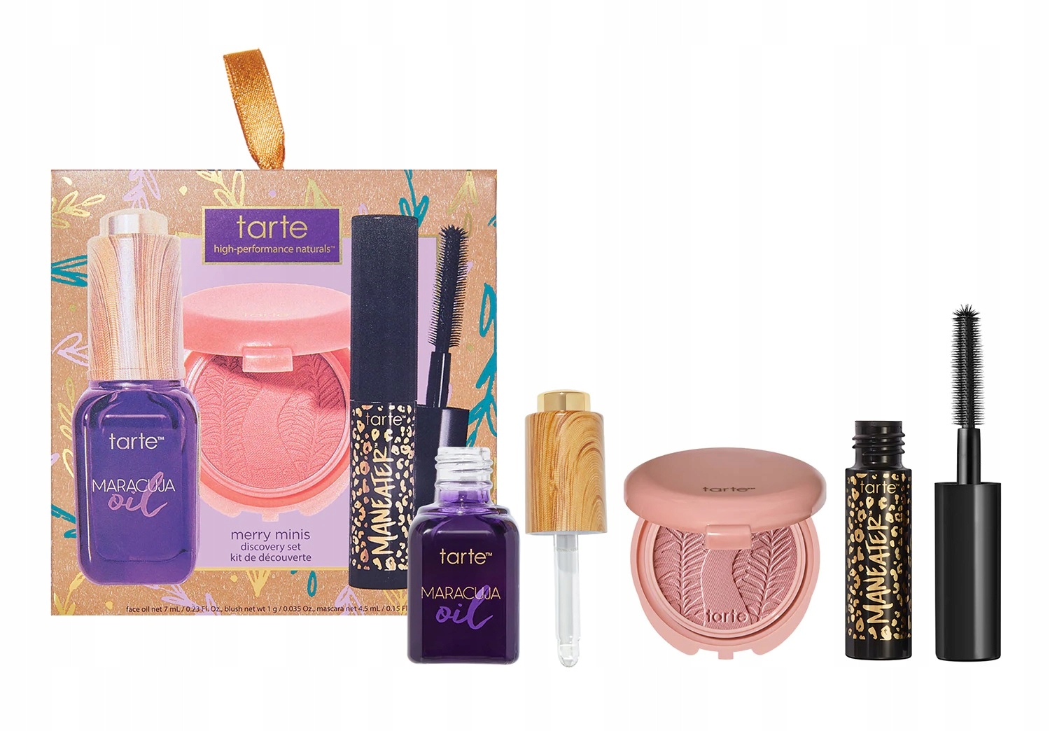 Tarte sada růží olej marakuja mascara Maneater