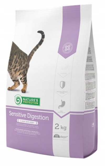 Nature's Protection karma sucha dla kota Sensitive Digestion 2kg