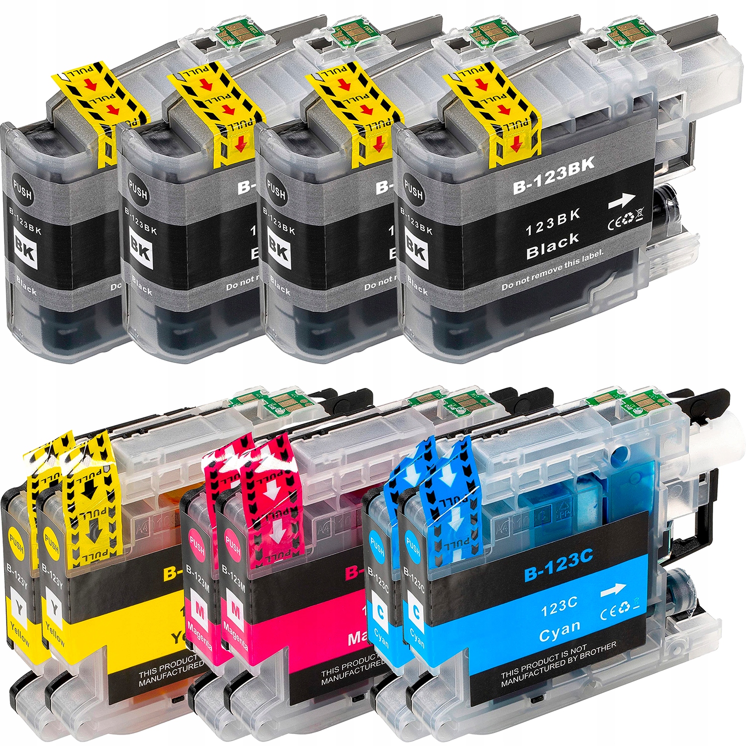 10x TUSZ LC123 DO BROTHER MFC-J6920DW DCP-J132W