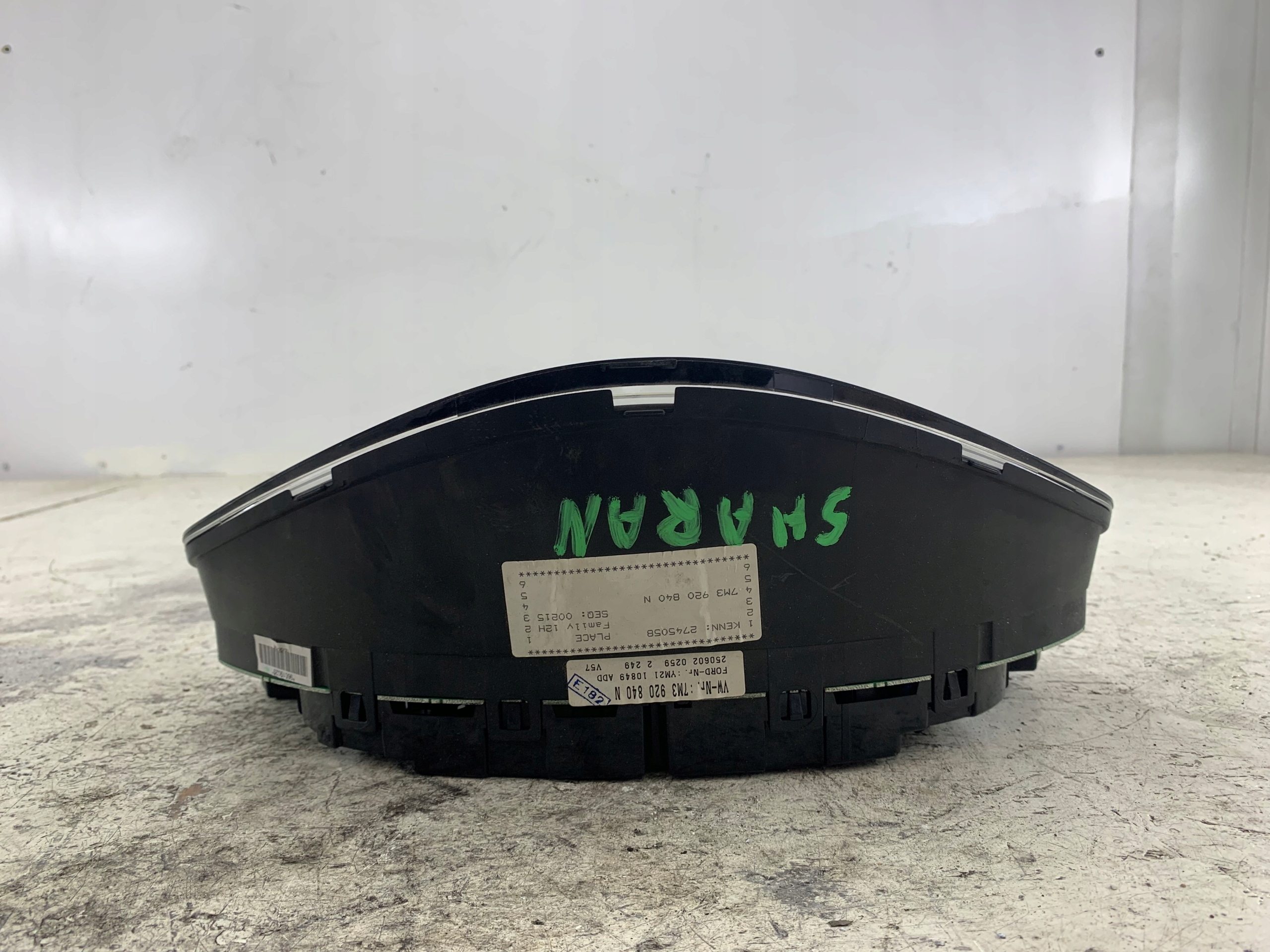 VW SHARAN and LIFT 1.9 TDI dials dials 7M3920840N