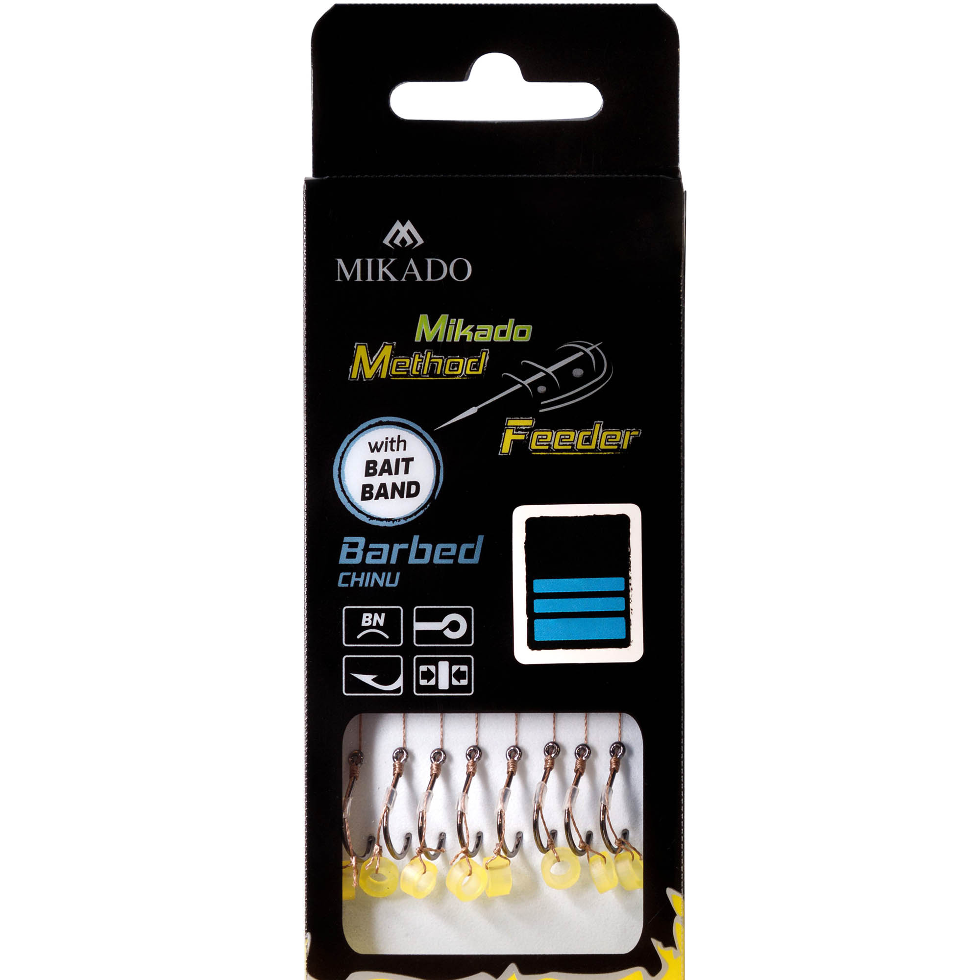 Przypony Mikado Mf Z Gumką Bezzadziorowe Chinu 8 0.14mm 10cm