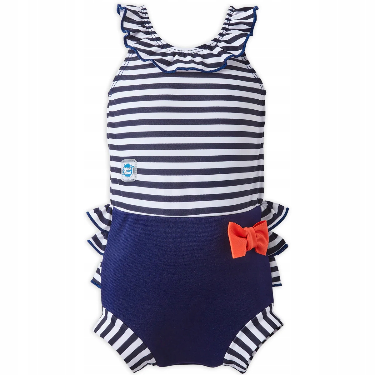 Kostium kąpielowy z pieluszką Nautical bows M 3-8 miesięcy