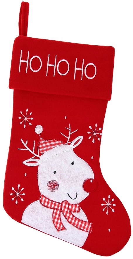 

Skarpeta Świąteczna Renifer Mikołajki