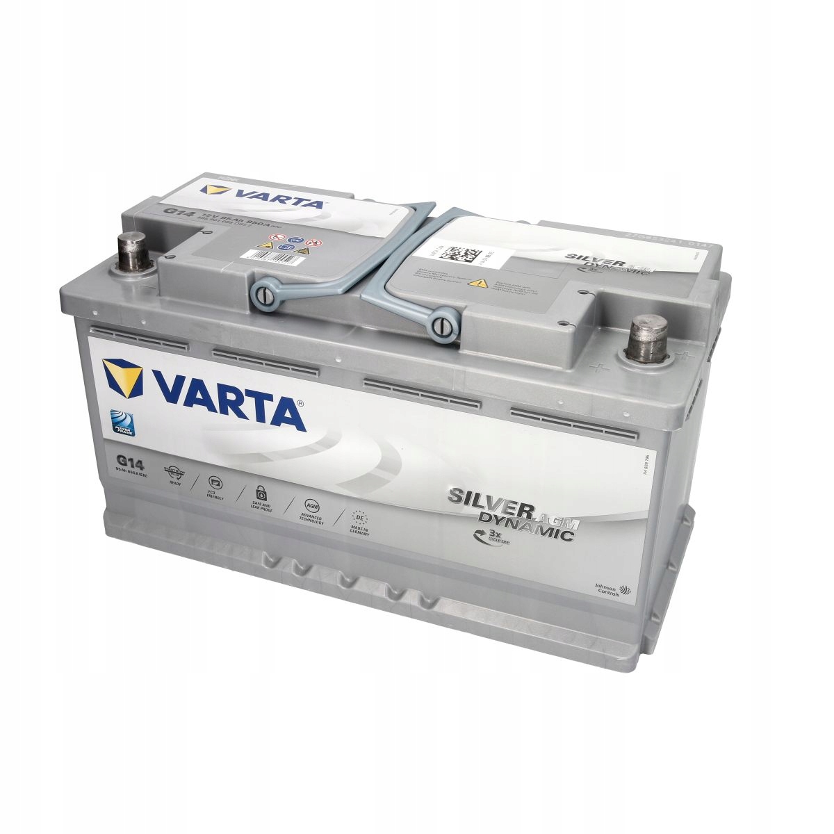 VA595901085 - Аккумулятор VARTA START & STOP AGM 95AH 850A P+