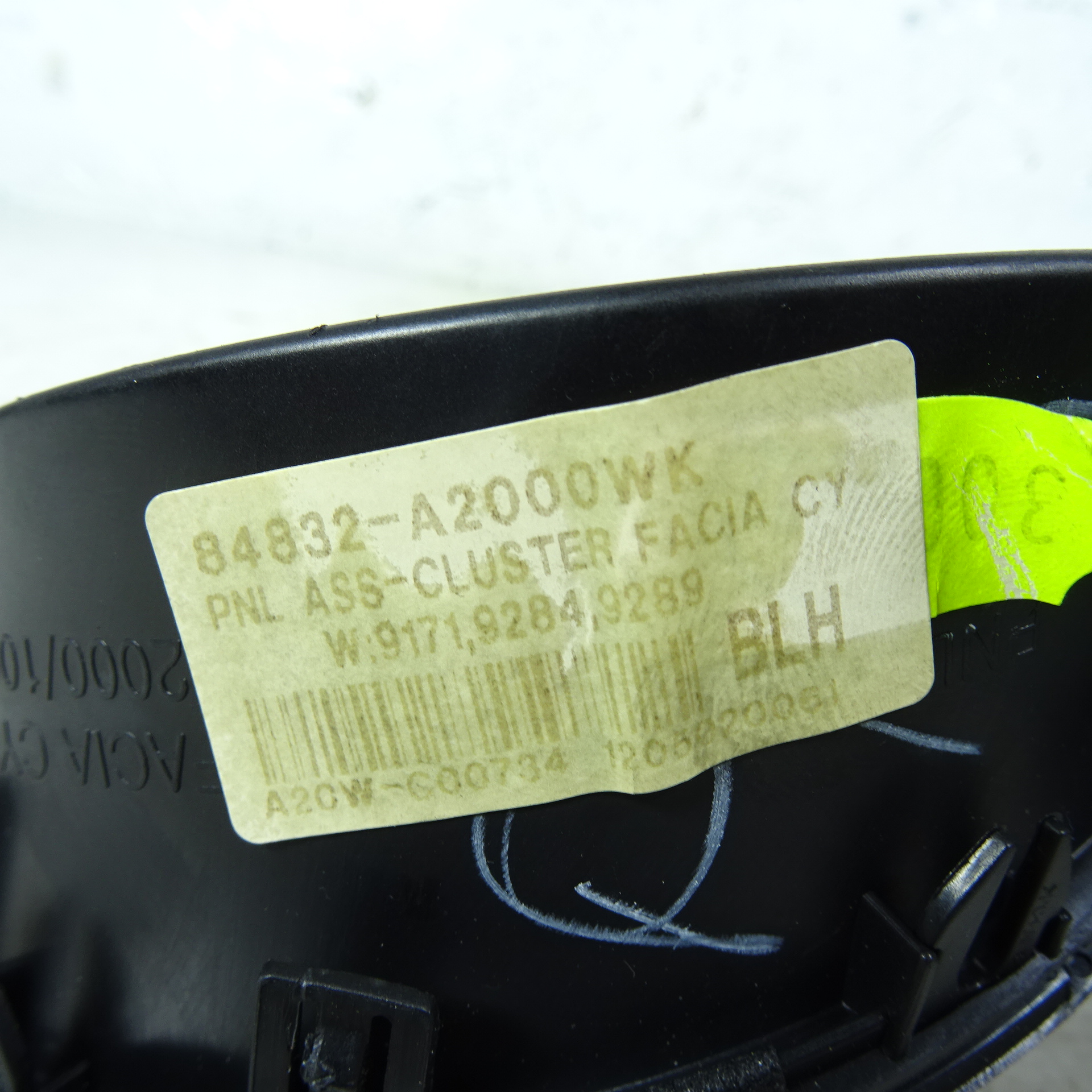 KIA CEED II kryt budíku 84832-A2000