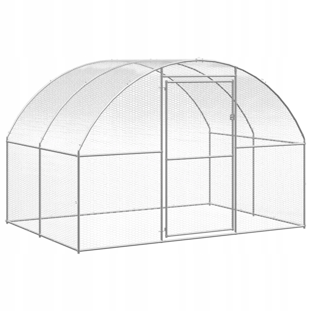 Levně Venkovní klec pro kuřata 3x2x2 m pozinkovaná ocel