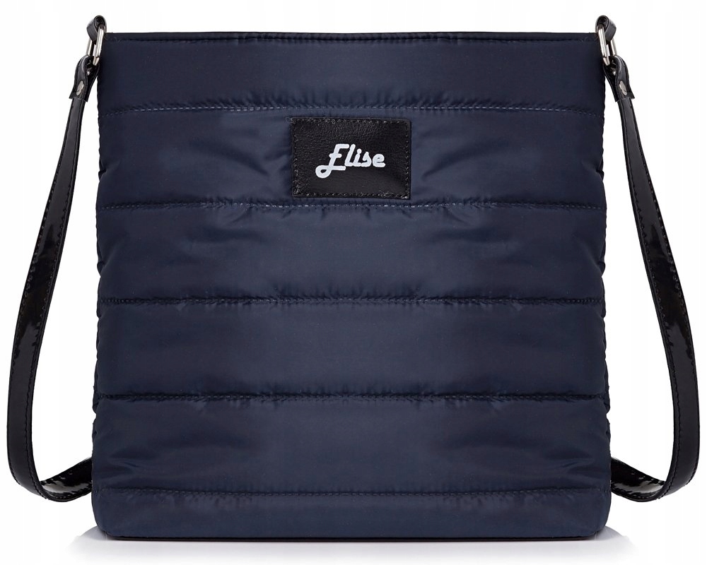 PIKOWANA DAMSKA TOREBKA WOREK SOLOME GRANATOWA SHOPPERKA