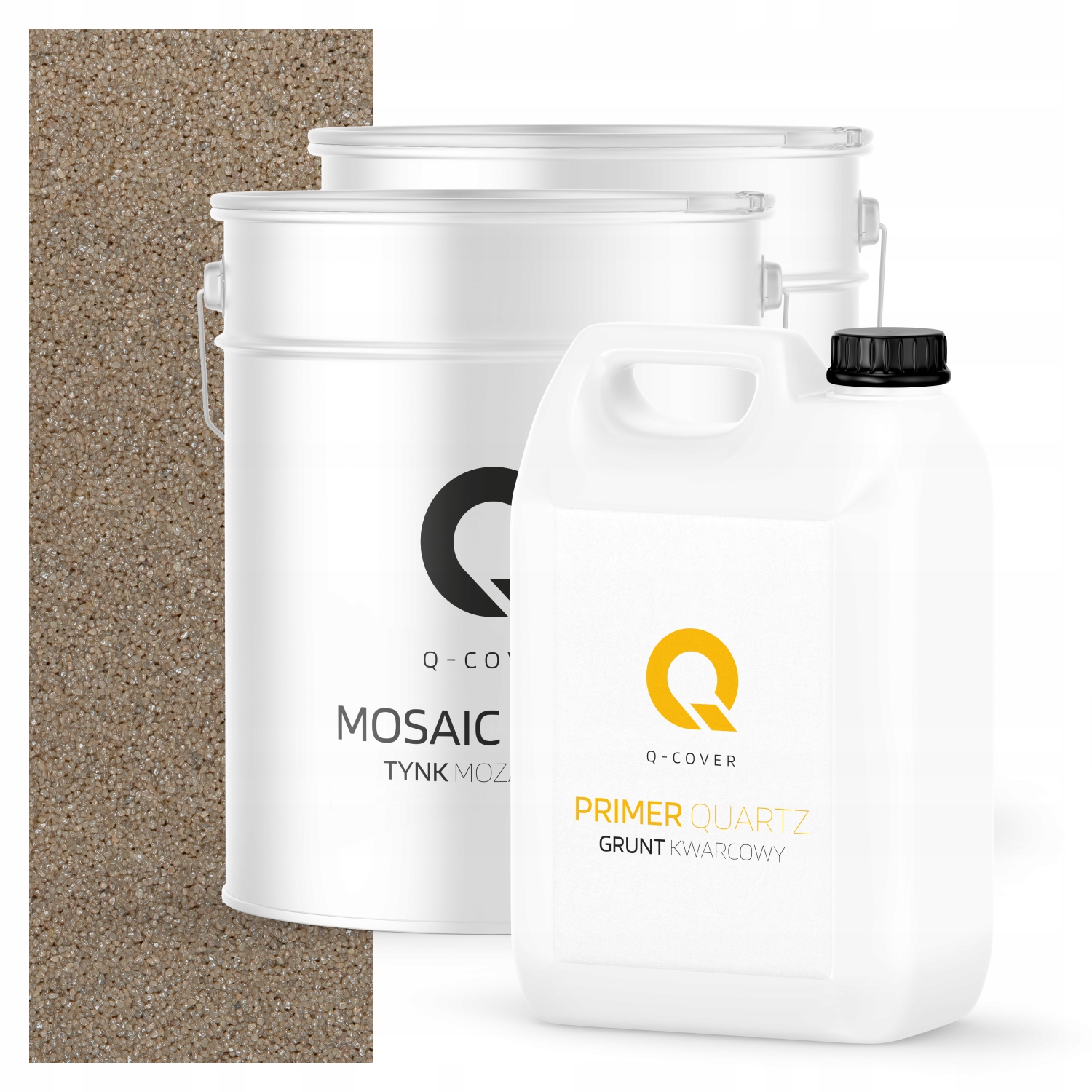 Mozaiková Omítka Hnědá Světlá M91 Pryskyřicová Ozdobná Vnější 2x 12,5KG Zemina