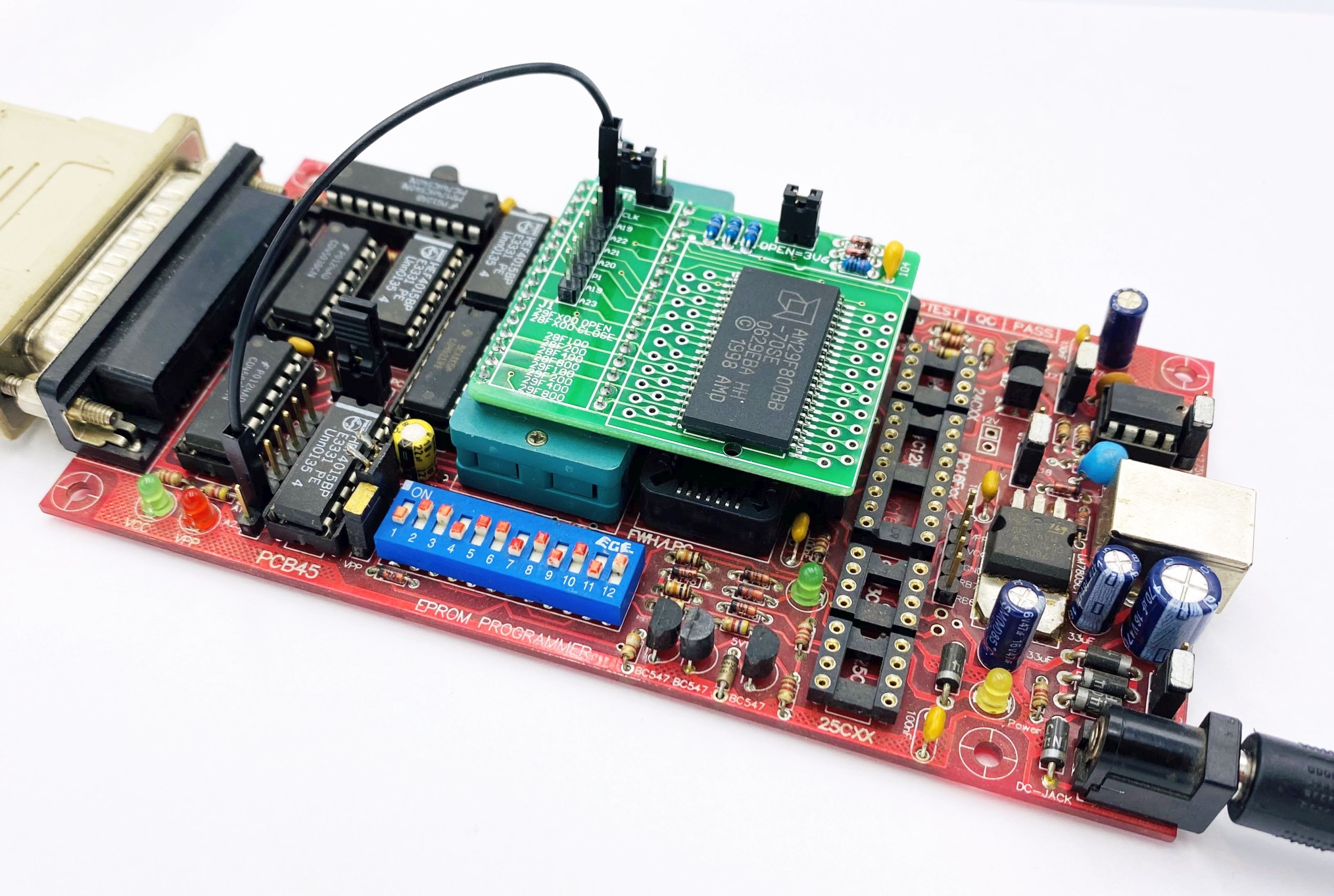 Adapter SOP44 - PDIP32+1 28/29F(LV)x00 Willem simp Rodzaj programator pamięci